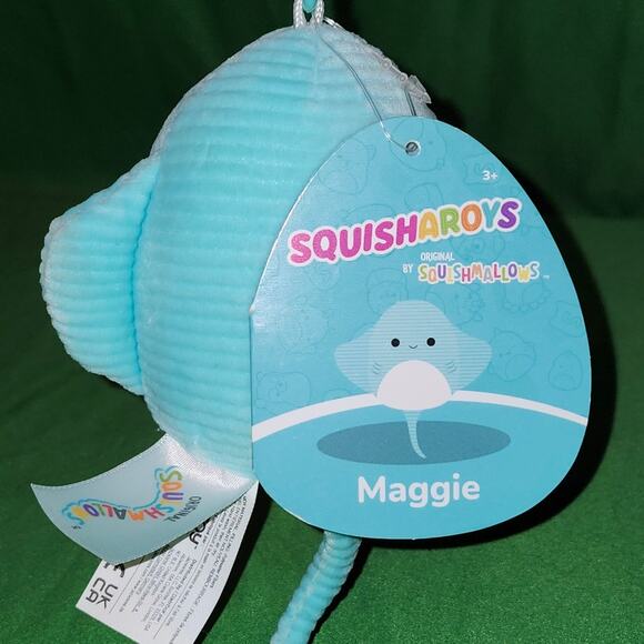 BLACK FRDAY SALE -Squishmallows Squisharoys Corduroy MAGGIE Stringray Clip 2023 - Picture 6 of 6